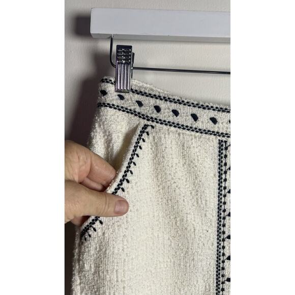 Anthropologie X Dolan Left Coast Tulley Textured Cream Mini Skirt Size XS NEW - Picture 6 of 11